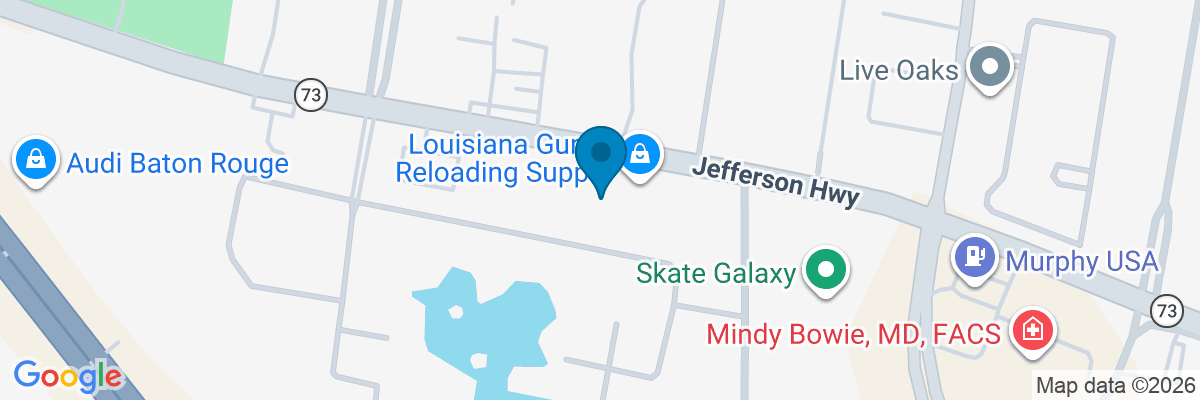 Map showing facility locations