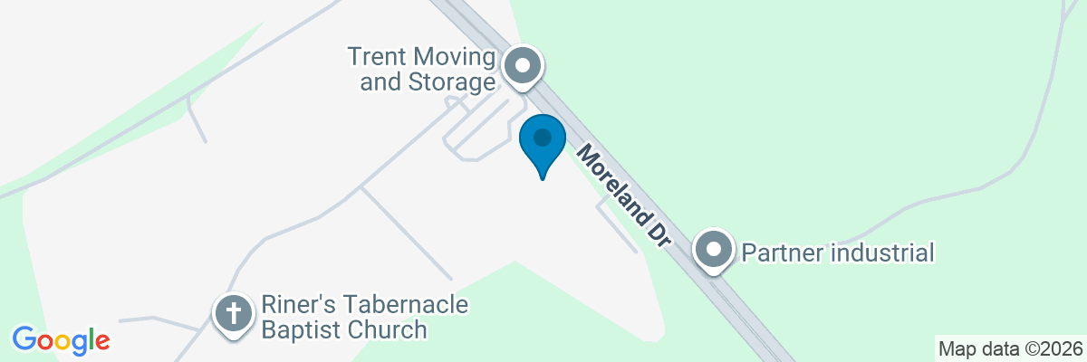 Map showing facility locations