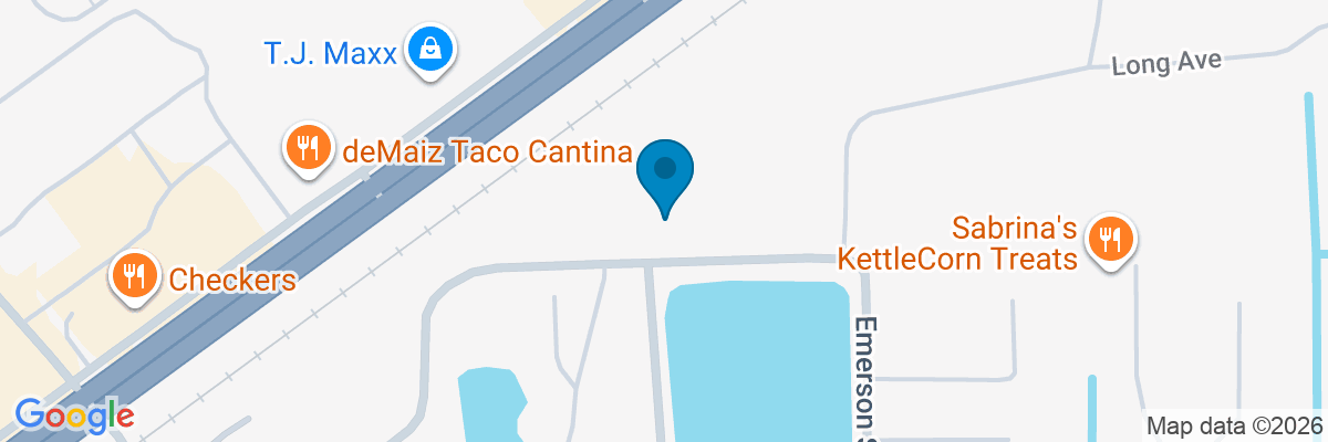 Map showing facility locations
