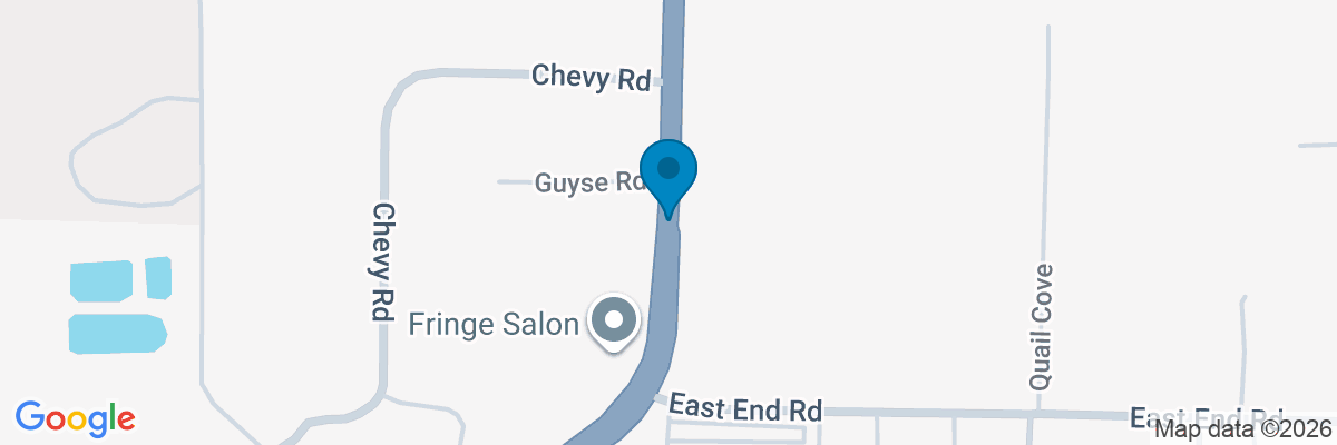 Map showing facility locations