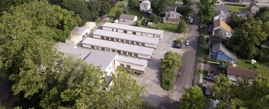 Aerial view of Homegrown Storage