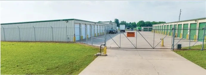 Security gate at Homegrown Storage