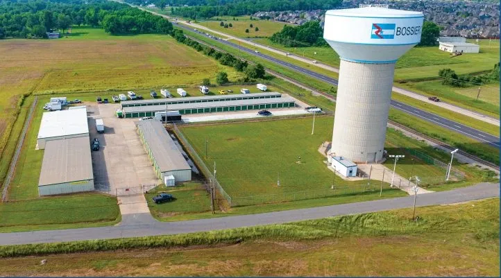 Aerial view of Homegrown Storage