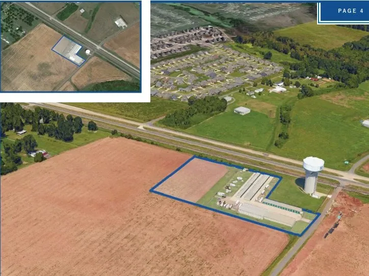 Aerial view of Homegrown Storage
