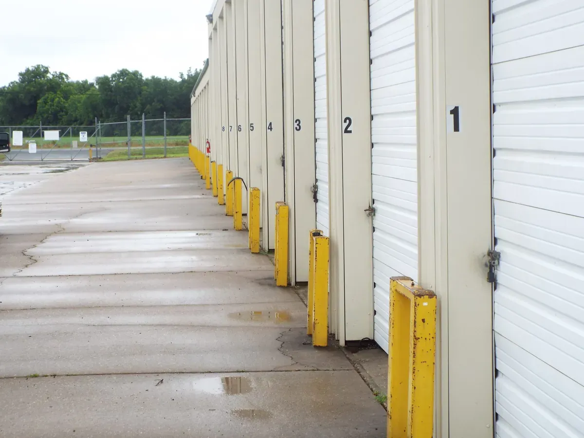 Drive up units at Homegrown Storage